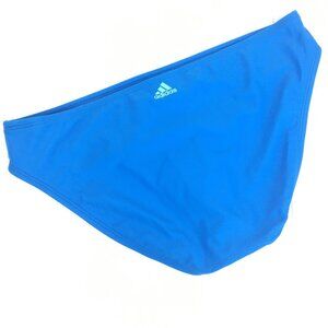 New Adidas Blue Hipster Bikini Bottoms Only Womens Size 8